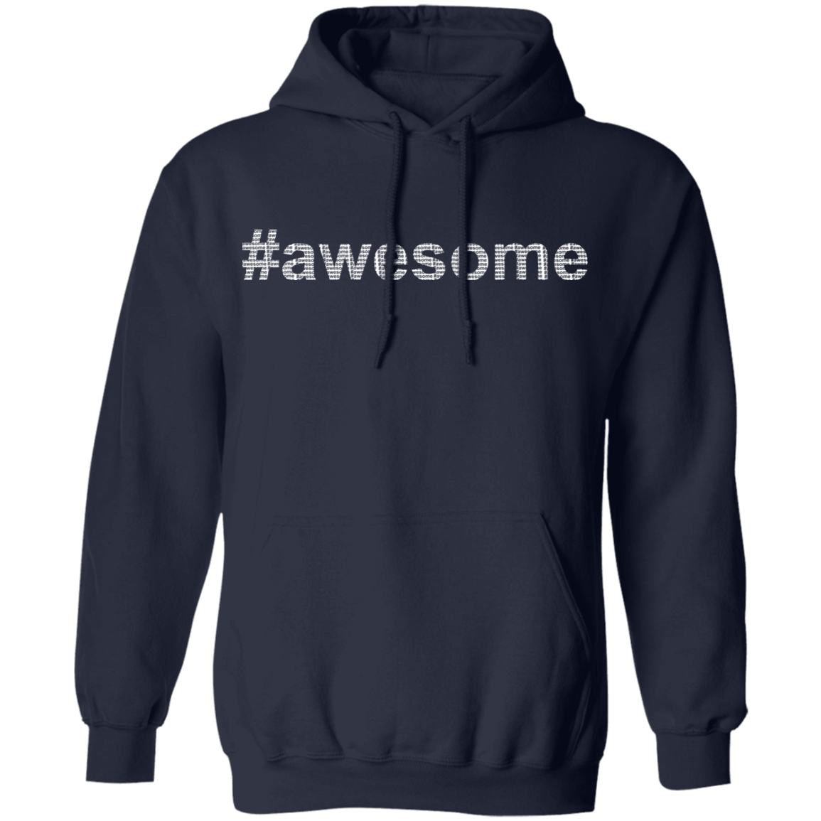 Awesome White Font Hoodie - Happy Spring Tee free shipping