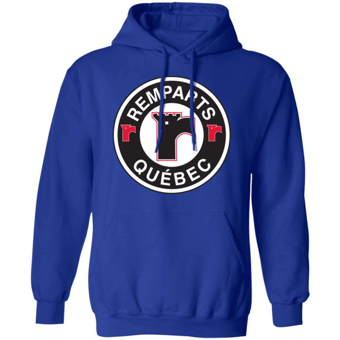 Quebec Remparts Logo Pullover Hoodie - Happy Spring Tee