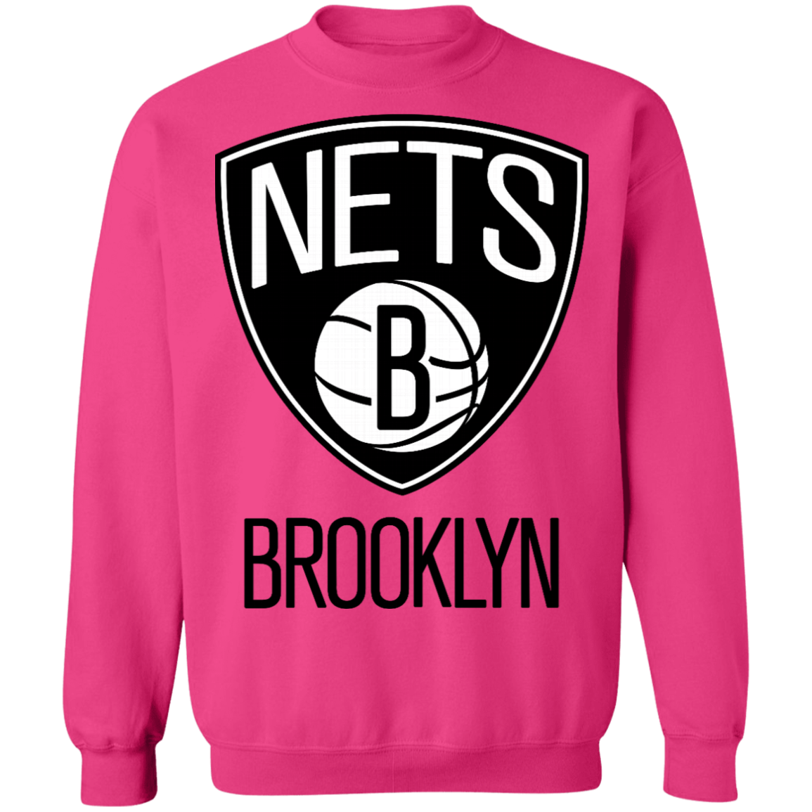 Brooklyn Nets Logo Crewneck Sweatshirt - Happy Spring Tee