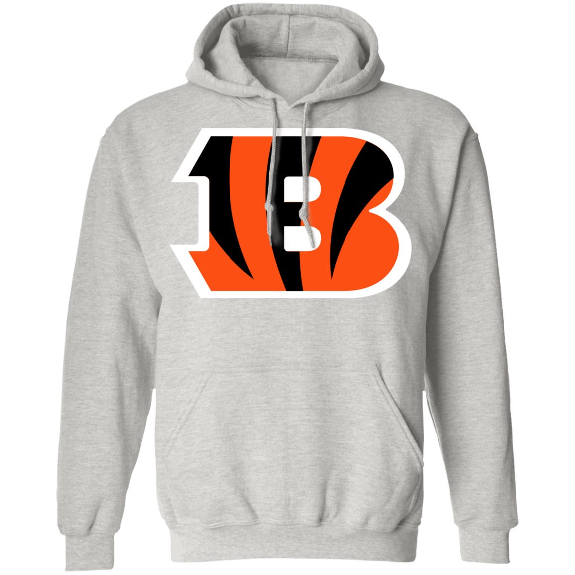 Gildan Cincinnati Bengals Logo Pullover Hoodie Ash 3XL