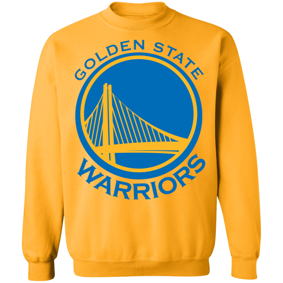 Men's Tommy Jeans Royal/Yellow Golden State Warriors Keith Split Pullover Sweatshirt