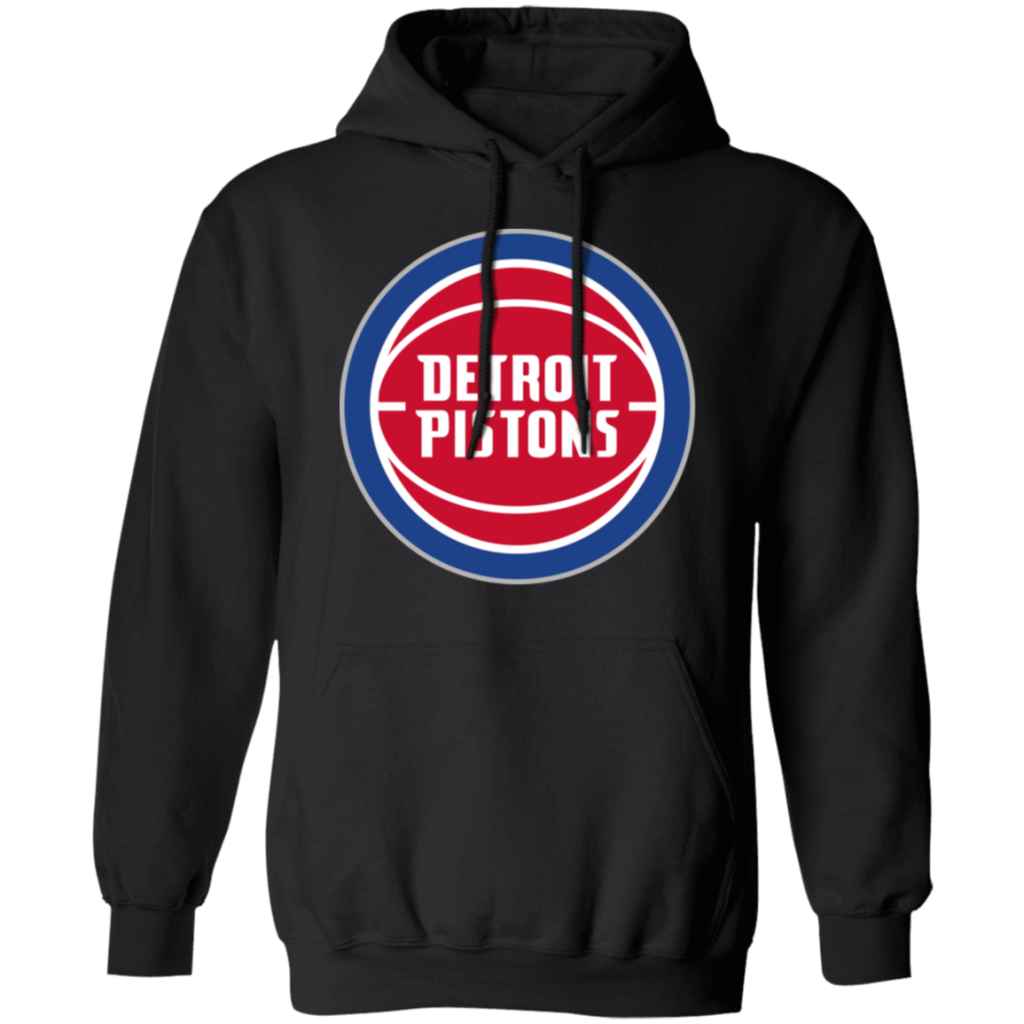Detroit Pistons Logo Pullover Hoodie Happy Spring Tee