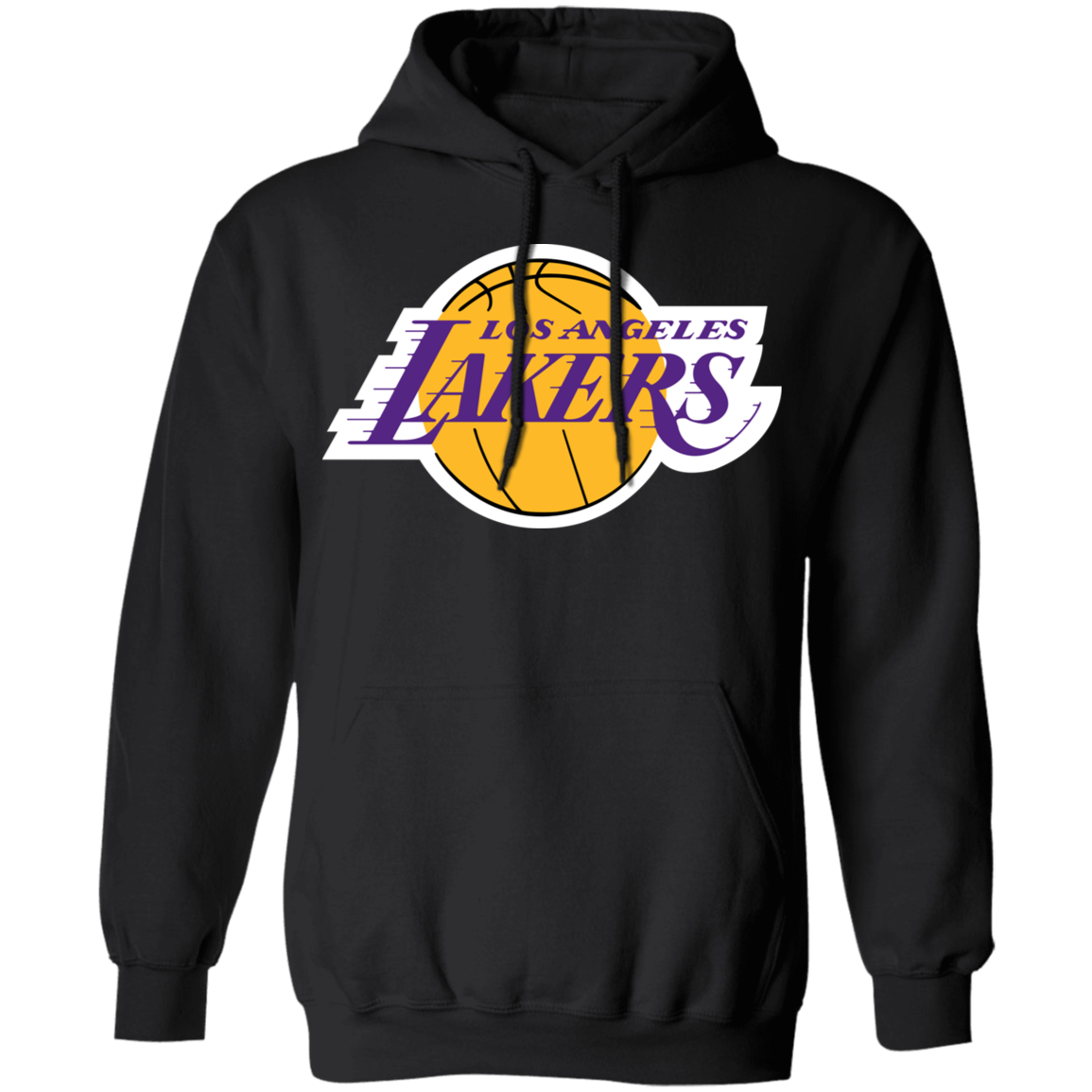 Gildan Los Angeles Lakers Logo Pullover Hoodie Gold XL