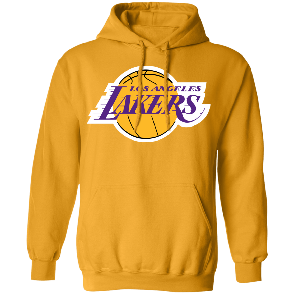 Youth Los Angeles Lakers Primary Logo Tackle Twill Applique Hoodie  Sweatshirt on Closeout