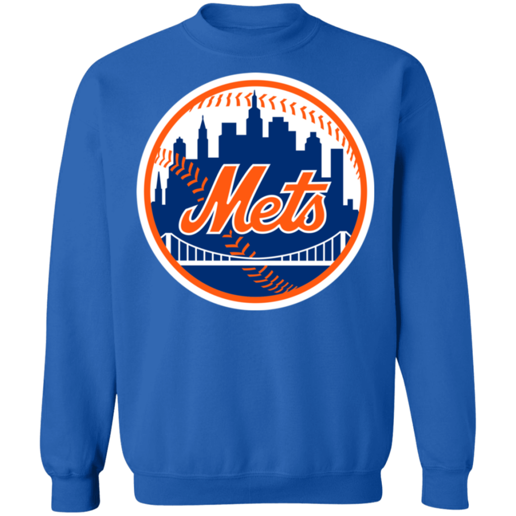 New York Mets Logo Crewneck Sweatshirt Happy Spring Tee