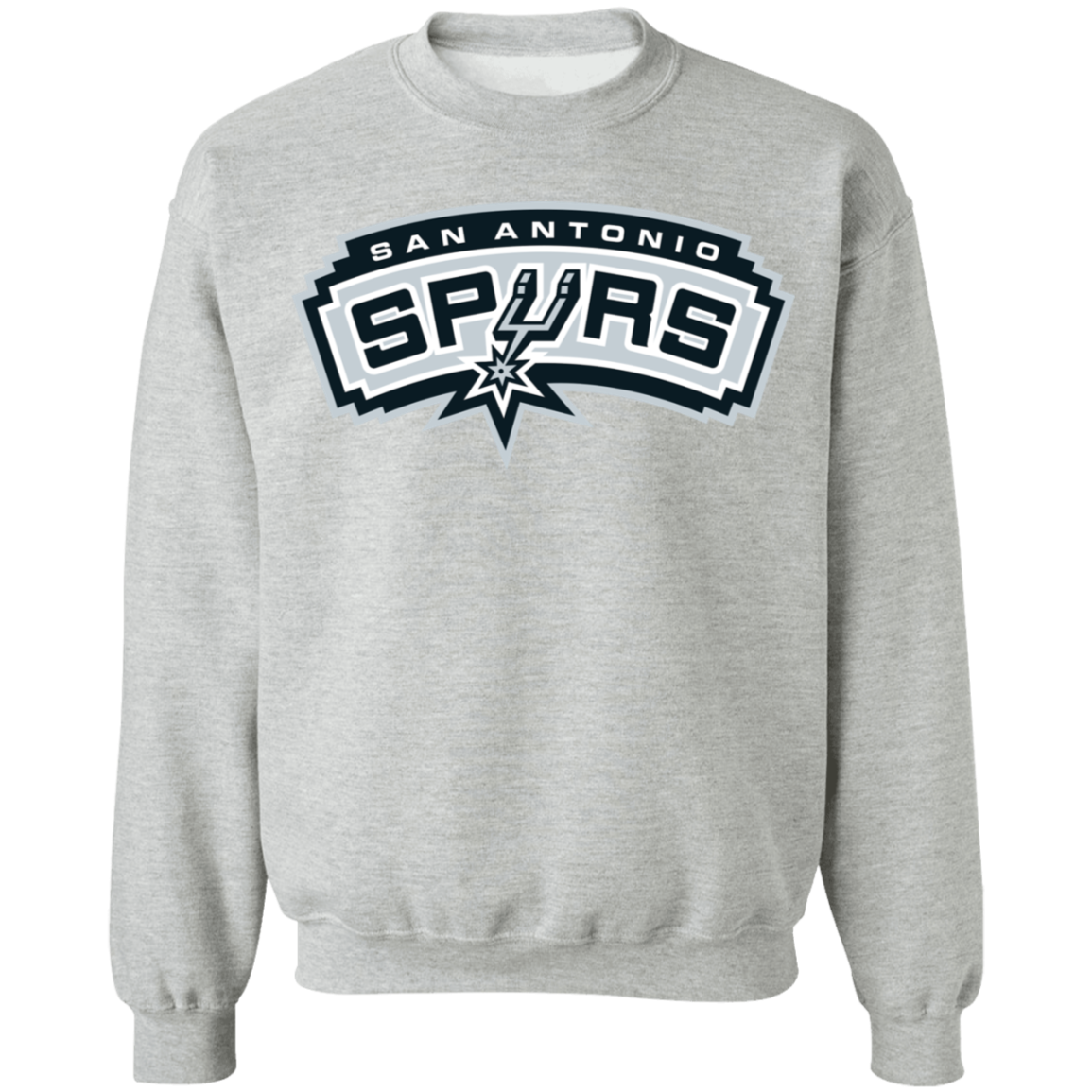 Gildan San Antonio Spurs Logo Crewneck Sweatshirt Heliconia M