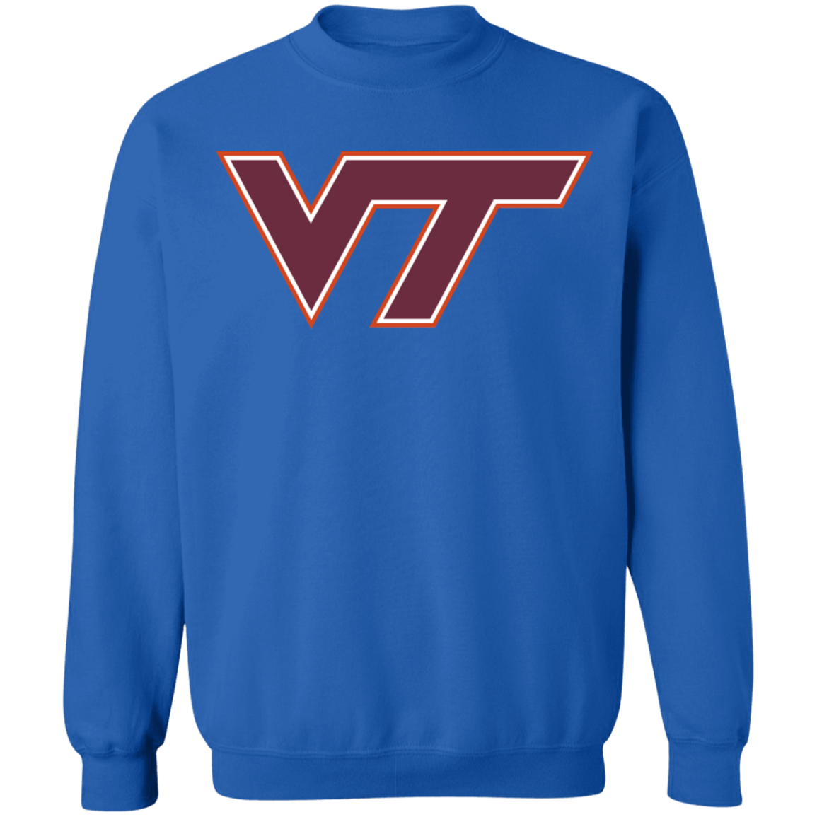 Virginia Tech Hokies Logo Crewneck Sweatshirt - Happy Spring Tee
