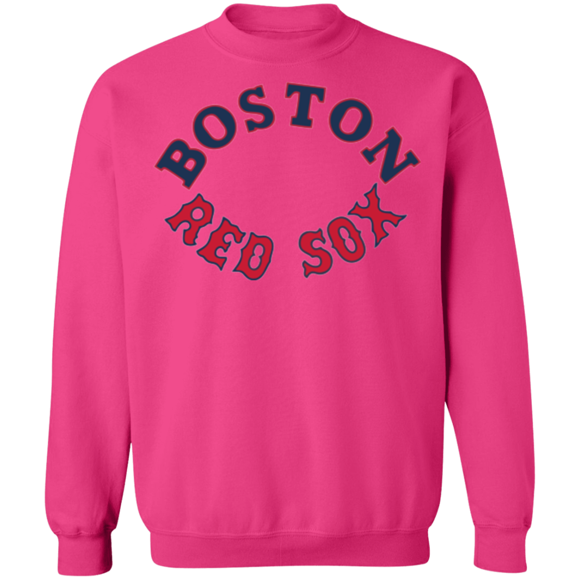 Gildan Boston Red Sox Crewneck Sweatshirt Heliconia XL