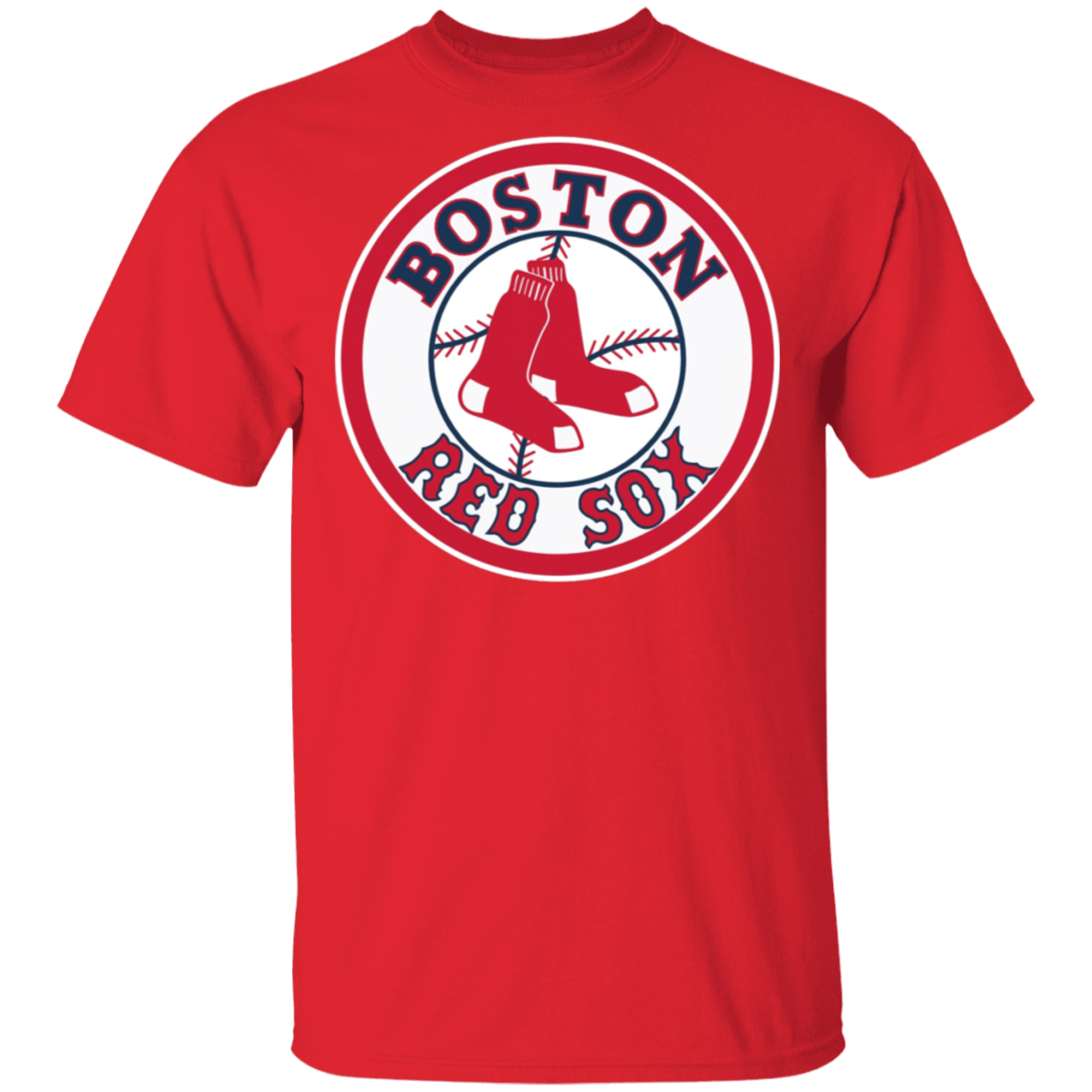 Gildan Boston Red Sox Logo T-Shirt Royal L
