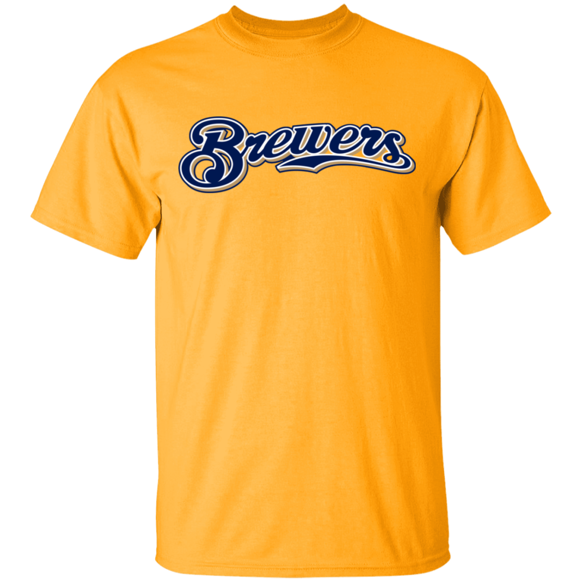 Gildan Milwaukee Brewers T-Shirt Gold M