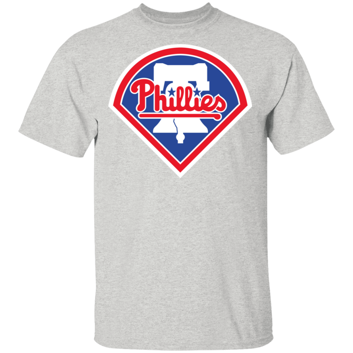 Gildan Philadelphia Phillies Logo T-Shirt Ash M