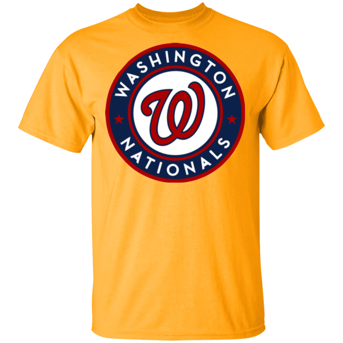 Gildan Washington Nationals Logo T-Shirt Gold M