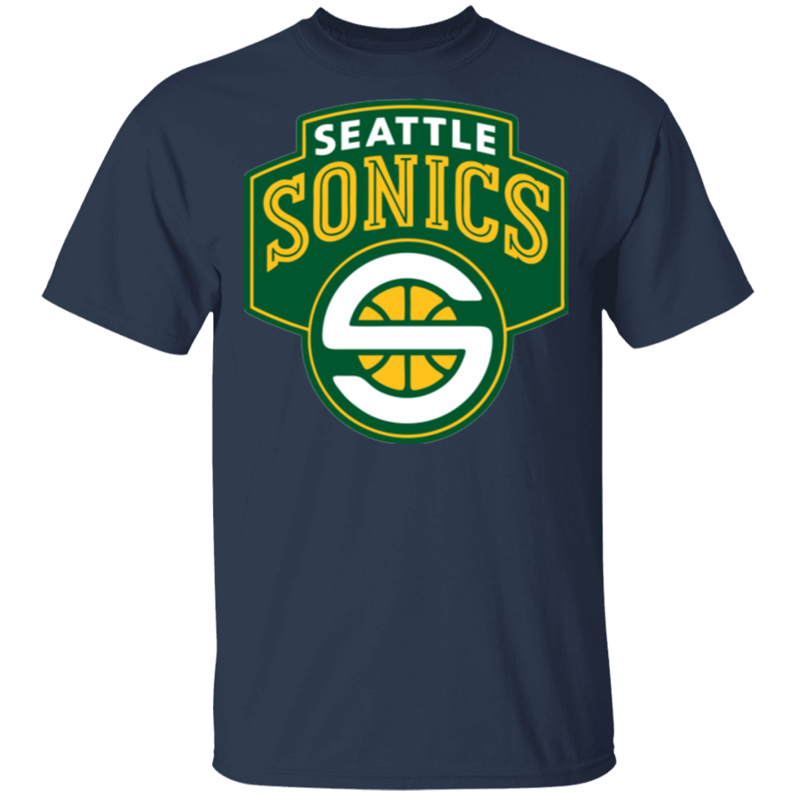Seattle SuperSonics Sandman Premium T-Shirt, Large